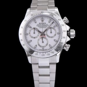 Rolex Stainless Steel White Dial Dayton Watch White