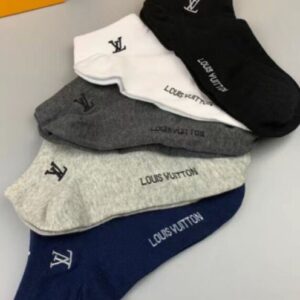 Louis Vuitton Logo Socks Set
