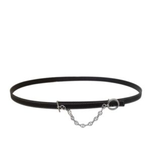 Hermes Epsom Leather Belt Black