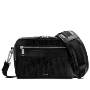 Christian Dior Safari Messenger Bag Black
