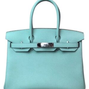 Hermes Birkin 30 Togo Leather Light Blue