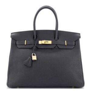 Hermes Birkin 35 Bag Black