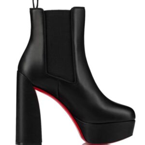 Christian Louboutin Women's 130 MM Low Boots Black