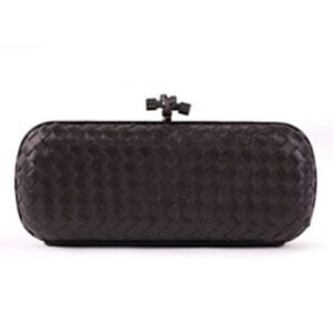 Bottega Veneta Intrecciato Larger Clutch Dark Coffee