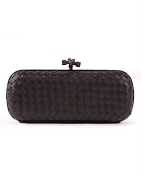 Bottega Veneta Intrecciato Larger Clutch Dark Coffee