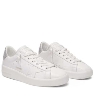 Golden Goose Women's Purestar Sneakers Silver