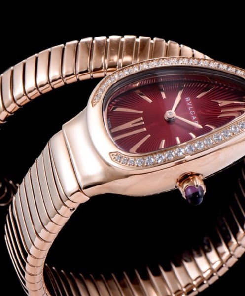 Bvlgari 18ct rose-gold and diamond watch Henna - Image 3