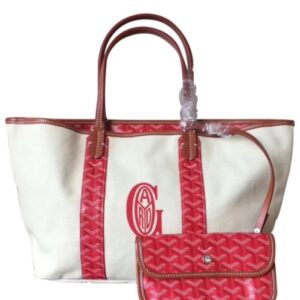 Goyard Anjou Reversible Tote MM Red