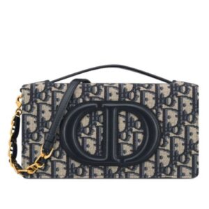 Christian Dior CD Signature Mini Bag Dark Blue