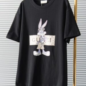 Gucci Women's Rabbit Print T-shirt Black