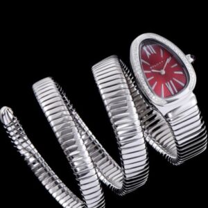 Bvlgari Sliver tone Stainless Steel Diamond Watch Henna