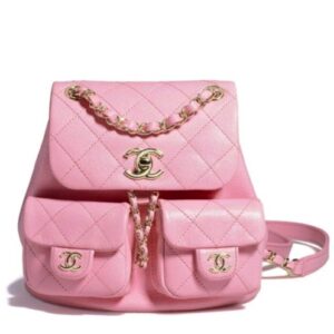Chanel Small Backpack AS3787 Pink