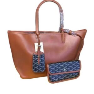 Goyard Bag Ama Grandbleu MM Coffee