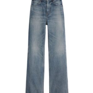 Celine Women's Jane Flare Jeans In Denim Union Wash Dark Blue