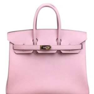 Hermes Birkin 25 Togo Leather Pink