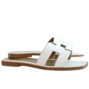 Hermes Women's oran sandal White