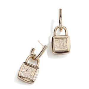Chanel Women's Pendant Earrings ABA474 Golden