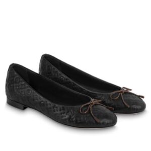 Louis Vuitton Women's Nina Flat Ballerina 1ABHB4 1ABHBZ 1ABHDS Black