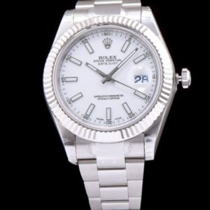 Rolex Datejust Watches with luminous hour markers White