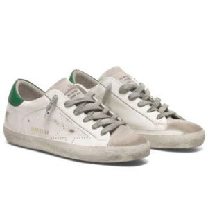 Golden Goose Unisex Superstar sneakers in leather with perforated star White