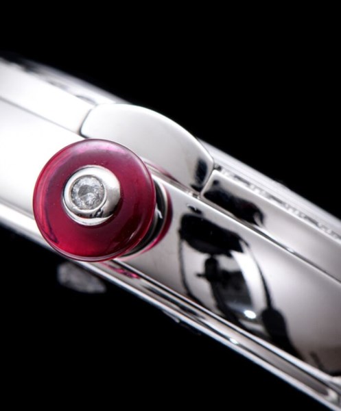 Bvlgari Lvcea Sliver tone Case With Diamonds Automatic Watch White - Image 5