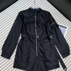 Prada Women's Nylon Jumpsuit Black