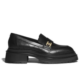 Chanel Women's Moccasins G45074 Black
