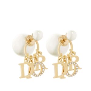 Christian Dior Women's Dior Tribales Earrings Golden