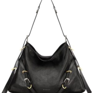 Givenchy Medium Voyou Bag In Leather Black