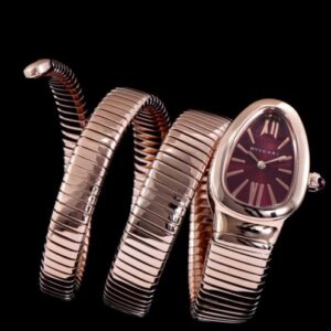 Bvlgari rose-gold stainless steel automatic watch for lady Henna
