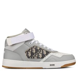 Christian Dior Unisex B27 High-Top Sneaker Gray