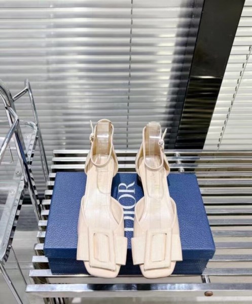 Christian Dior Women's Dior Idylle Ballet Pump Apricot - Image 2