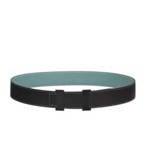 Hermes Constance Belt Buckle & Reversible Leather Strap 38mm Light Blue