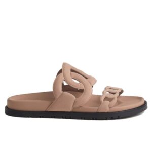Hermes Unisex Extra Sandal Peachblow