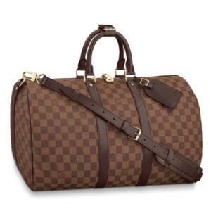 Louis Vuitton Keepall 45 With Shoulder Strap N41428 Brown
