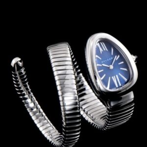 Bvlgari Stainless Steel Automatic Watch Blue