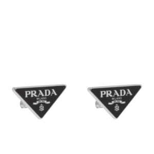 Prada Women's Symbole Earrings Black