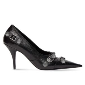 Balenciaga Women's Cagole 90mm Pump Black