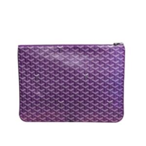 GOYARD Chevron Senat Pochette GM Mauve