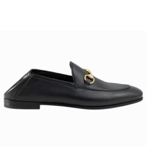 Gucci Women's Leather Horsebit loafer 414998 Black