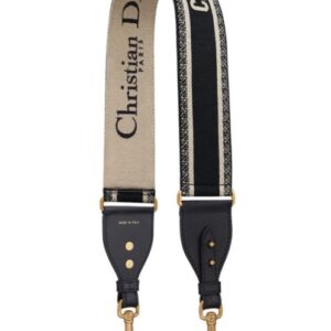 Christian Dior Wide shoulder strap S8540 Black