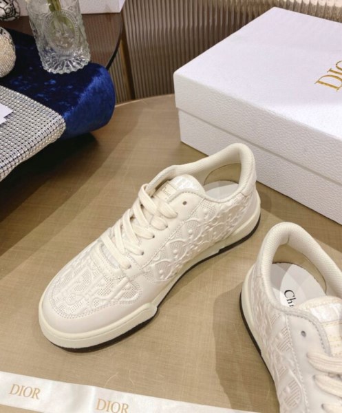 Christian Dior Women's One Sneaker Cream - Image 4