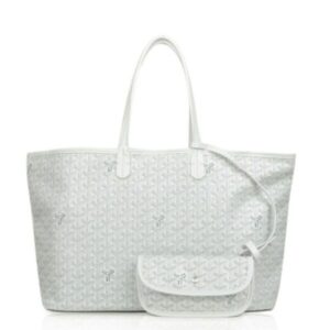Goyard Leather Tote White