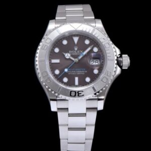 Rolex Gold Men s Yacht Master Watch Light Coffee
