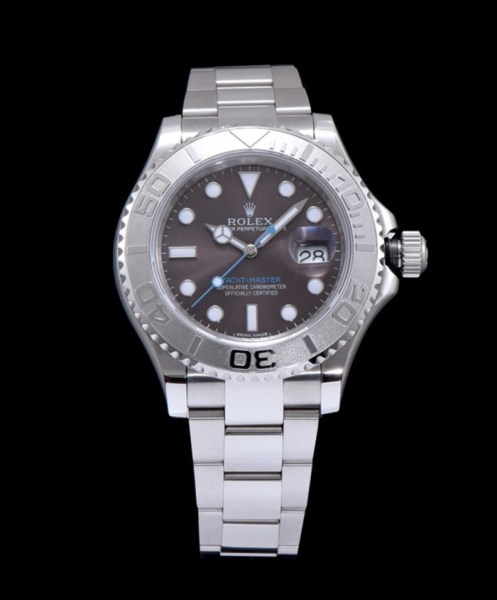 Rolex Gold Men s Yacht Master Watch Light Coffee