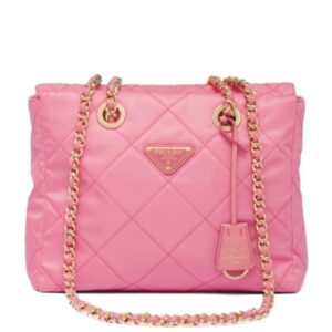 Prada Re-Nylon Tote Bag 1BG468 Peachblow