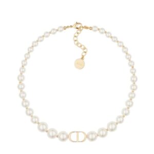 Christian Dior Women's 30 Montaigne Choker White