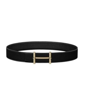 Hermes H D'ancre Belt Buckle & Reversible Leather Strap 38mm Black