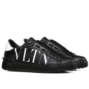 Valentino Unisex VLTN Open Sneaker Black