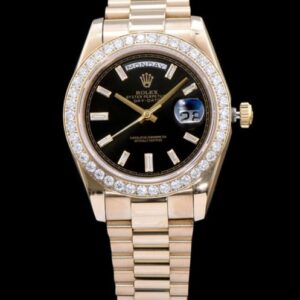 Rolex Day-Date President Automatic Watch Black